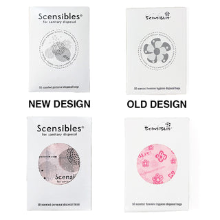 Hospeco Scensibles Personal Disposal Bags, Pink, 1200 Bags (HOSSBX50)
