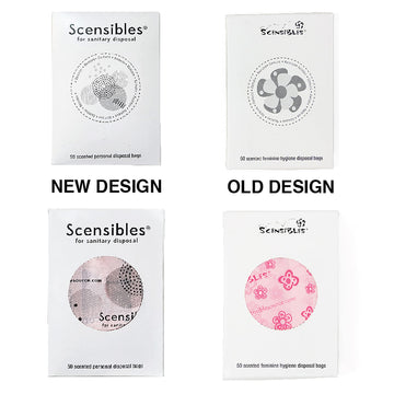 Hospeco Scensibles Personal Disposal Bags, Pink, 1200 Bags (HOSSBX50)