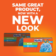 Hefty 60 Count (Pack of 6) / Blue / 1 Trash Bags