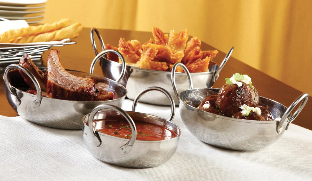 American Metalcraft 1 Count (Pack of 2) / plateado / Classic Dining & Entertaining