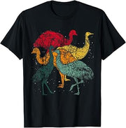 Retro Australia Animal Emu Lover Bird Emu T-Shirt