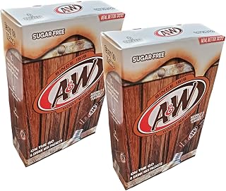 A&W Root Beer Caffeine/Sugar-Free Classic On-the-Go Drink Mix Packets - (Pack of 2)