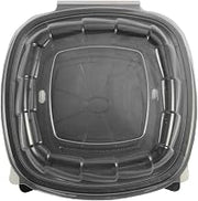 Inno-Pak 299361678 Microwavable Hinged Polypropylene Container, 39 oz, 8" x 8" x 2.71" (Pack of 138)