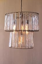 KALALOU CQ7411 Transitional Pendant in Bronze/Dark Finish, 9.50 inches