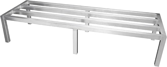 Thunder Group ALDN2060E Dunnage Rack, 20" x 60" x 8", Capacity 1800 lbs., Heavy-Duty, Square tubing, Welded, Aluminum, NSF (Shipped Freight only -No UPS)