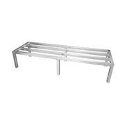 Aluminum dunnage rack by Thunder Group – 20" X 60" X 8", 1800 lbs Capacity, Aluminum, Silver, Model ALDN2060E