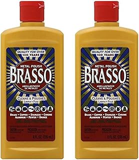 Brasso Metal Polish, 8 oz (Pack of 2)