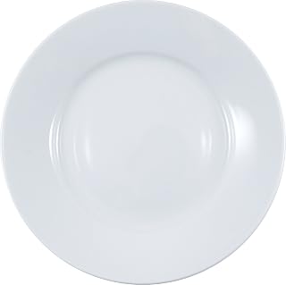 HIC Harold Import Co. Rim White Porcelain Bread and Butter Plate, Set of 6 823/3-HIC