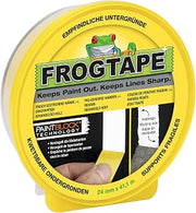 FrogTape Delicate Surface - Washi Paper Masking Tape - Clean Edges and Precise Lines - Dimensions: 24 mm x 41.1m - Yellow