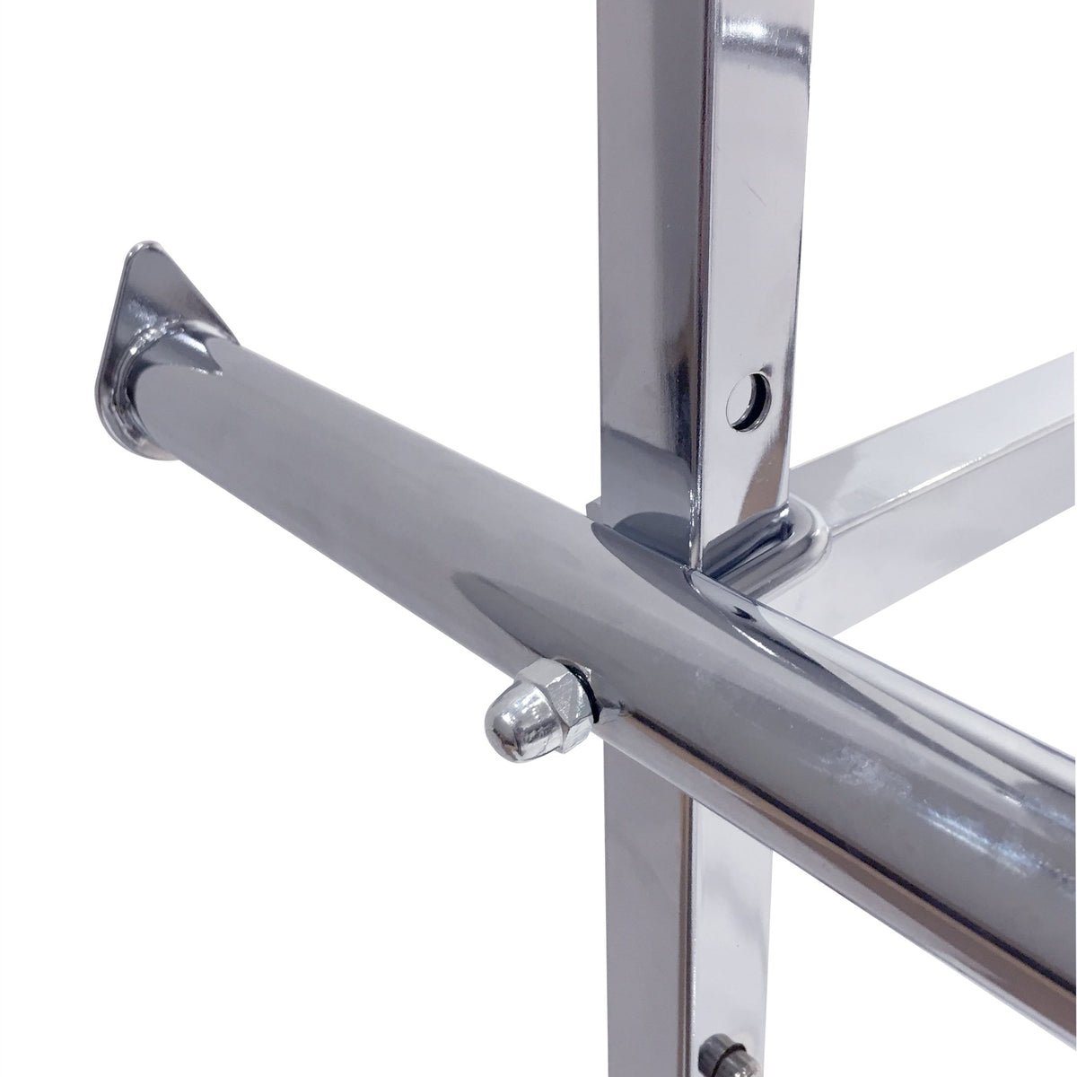 Clamp-On Hangrail for Double Bar Racks 60" (Pack of 2) by Econoco – 60", Metal, Multicolor, Pack of 2, Model KH2