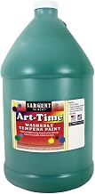 Sargent Art 17-3666 128 oz Green Art-Time Washable Tempera Paint,1 Gallon