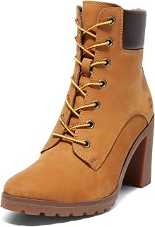 Timberland Womens Allington Lace Up Casual Boots Ankle High Heel 3" & Up