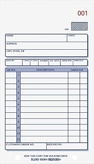 Rediform Sales Order Book, Carbonless, 2 Part, 3.625 x 6.375 Inches, 50 Forms (5L240)