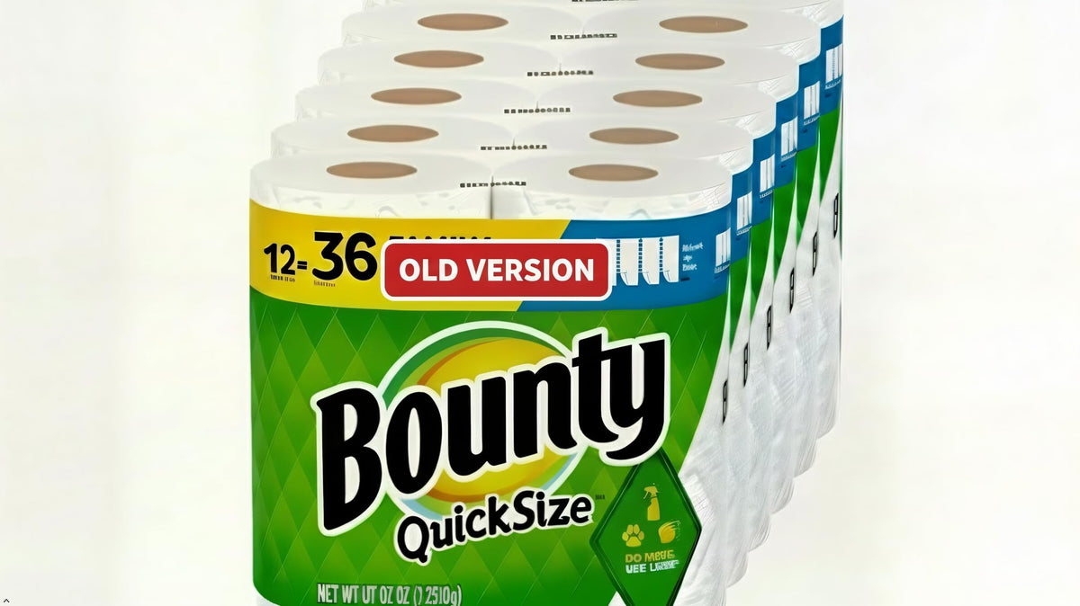 Bounty White / 140 Sheets (Pack of 12 Rolls) / Family Triple Paper Towels