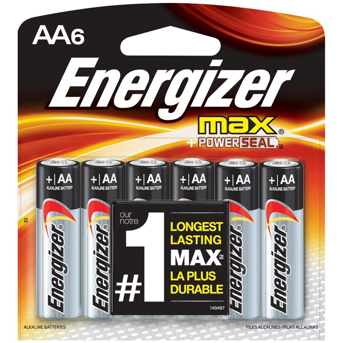 Energizer Silver/Black / 1 / 6 AA