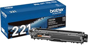 Brother Genuine Standard Yield Toner Cartridge, TN221BK, Replacement Black Toner, Page Yield Upto 2,500 Pages, Amazon Dash Replenishment Cartridge, TN221