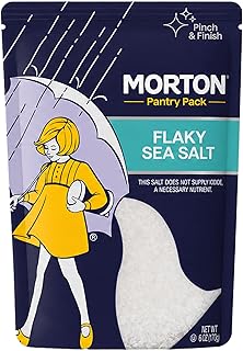 Morton Flaky Sea Salt, 6oz, Resealable Pouch