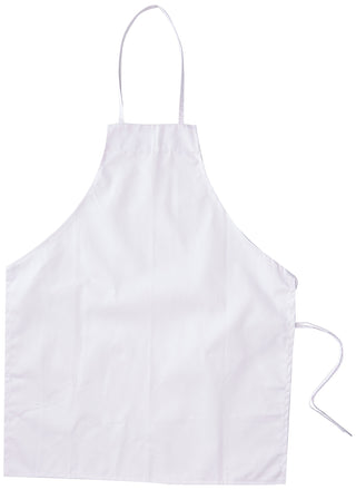 Winco 33" White Full Length Bib Apron – Product Details