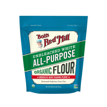 Organic All Purpose Unbleached Flour by Bob's Red Mill – 48 Ounce (Pack of 1)