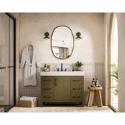 Elegant Kitchen and Bath 42" Single Bathroom Vanity in Chestnut Brown by Elegant Lighting – unspecified, Wood, Chestnut Brown, Model VF60642MCB-BS
