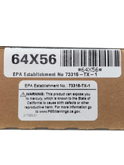 Fluorescent Tubes by Lennox – 64x56, copper, Model 64X56