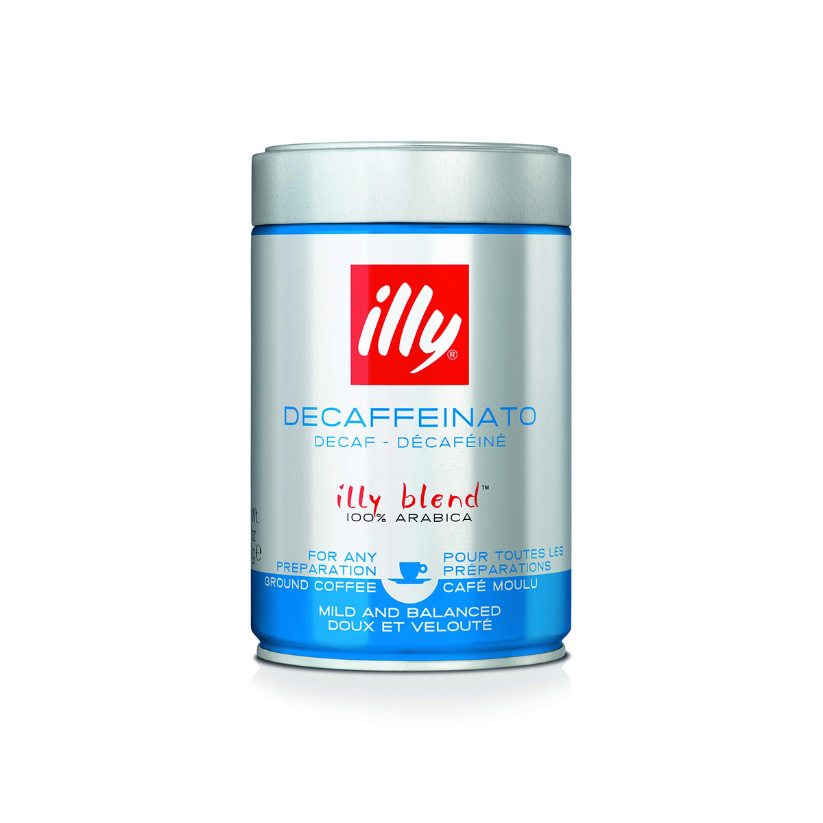 Illycaffe Coffee Grnd Decaf Reglr – 9.0932 cm x 8.9916 cm x 14.7066 cm, Pack of 2, Model EC30