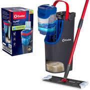 H2prO Flat Mop System | Quick Everyday Cleaning | Dual-Tank Fresh Water System | Machine Washable Reusable Microfiber Mop Pad | Safe on Hardwood by O-Cedar – H2prO, Model 175765