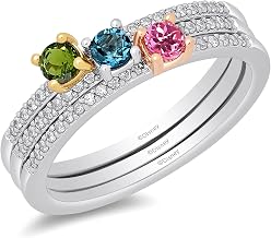 Enchanted Disney Fine Jewelry Aurora Three Fairy Godmothers Ring for Women