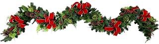 Creative Displays 9' Holiday Garland with Artichokes, Pinecones and Bows
