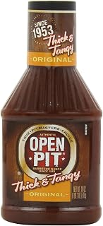 Open Pit Thick & Tangy Barbecue Sauce, Original, 18 Ounce (Pack of 6)