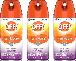 OFF! Family Care Picaridin Aerosol, 5 Ounce (Pack of 3)