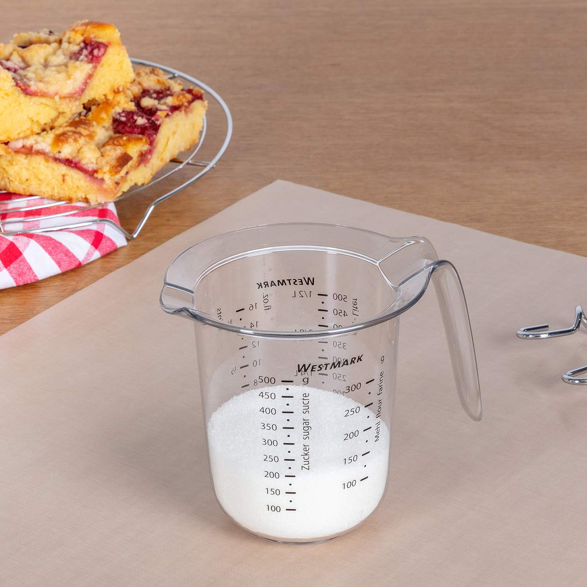 Measuring Jug by Westmark – 0.5 liters, Plastic, Clear, Model 30642270