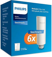 PHILIPS Water On Demand Filtered Water Dispenser Replacement Filter - 6 Pack – Taste + Improves Taste and Reduces impurities, BPA-Free