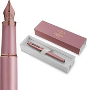 Parker IM Fountain Pen | Final Touch Collection | Mauve Finish | Medium Nib | Blue Ink | Gift Box