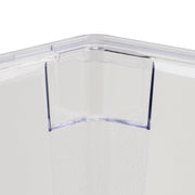 Winco 12" x 18" / 9" Deep / Clear Container Sets