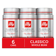 Whole Bean Coffee by illy – 8.8 Ounce (Pack of 6), Red, Pack of 6, Model 8003753154497
