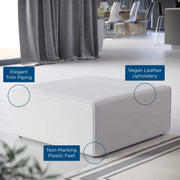 Modway White / Ottoman / 1 Ottomans