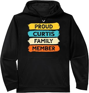 Curtis Surname Proud Family Member Curtis Performance Hoodie