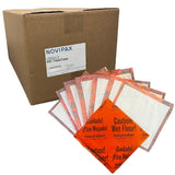 SpillGuard - 400 Individual SpillGuards by Novipax – 400 EA/CS, Plastic, Orange/White, Pack of 400, Model UZSG-LG