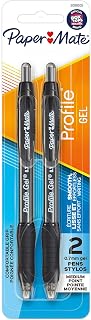 Paper Mate Profile Retractable Gel Pens, 2 / Pack