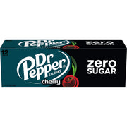 Dr Pepper Zero Sugar Cherry / 12 Fl Oz (Pack of 24) / 1 Soft Drinks