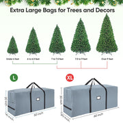 Baleine Christmas Tree Storage Bag, 9 Ft Extra Large, Grey