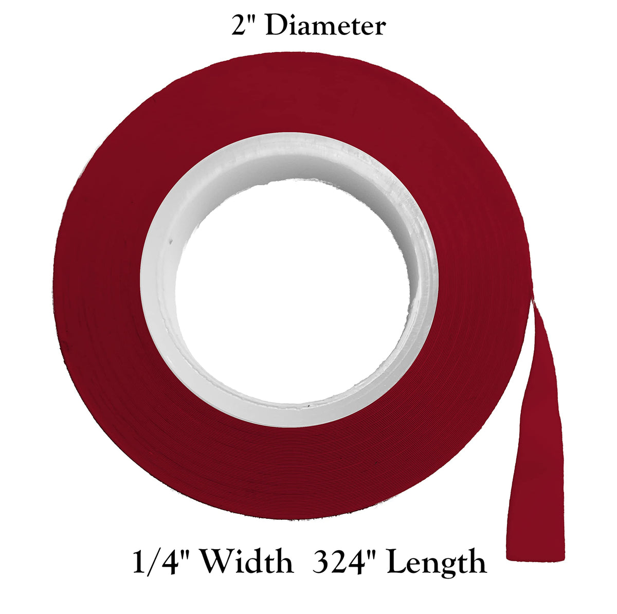 MV Magna Visual Red / 1/4" Width / 1 Transparent Tape