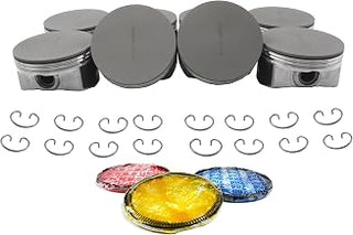 MA-5741124236-2 Pistons w/Rings Compatible With/For 04-10 Cadillac 4.6L V8 DOHC 32v