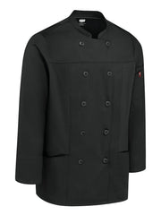 Red Kap Medium / Black / Deluxe Airflow Chef Coat Chef Jackets