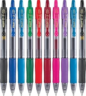PILOT G2 Gel-Ink Pens, Bold Point (1.0mm), 1.0 Gel Pens, Assorted, 10-Pack