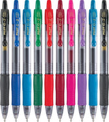 G2 Premium Gel Pens by PILOT – 1 Count (Pack of 10), Rubber, Multicolor, Model 11887
