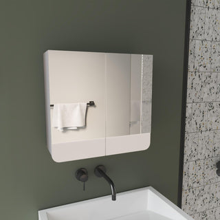 Luv Medicine Cabinet with Mirror by Tuhome – Engineered Wood, White, Model GLB11582