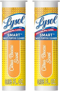 Lysol Smart Multi-Purpose Cleaner Refill Cartridge, Citrus Breeze, 0.39 Fl oz