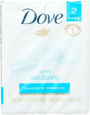 Dove BAR GENTLE EXFOLIATING 2X4.25OZ